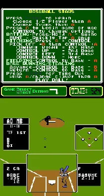 PlayChoice-10: Baseball Stars screen shot game playing